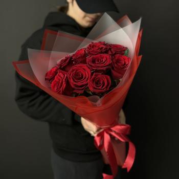 Букеты из красных роз 40 см (Эквадор) [№ - 197456]