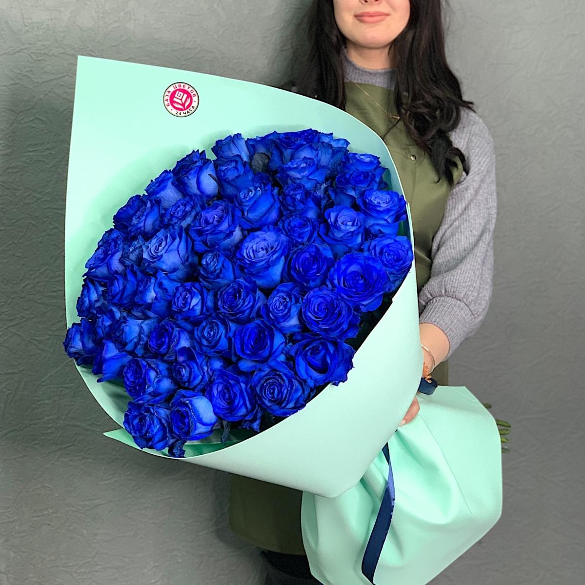 Букеты из синих роз (Эквадор) код: 197800