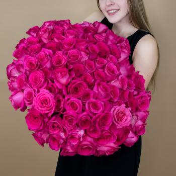 Букет из розовых роз 75 шт. (40 см) (articul   92708)